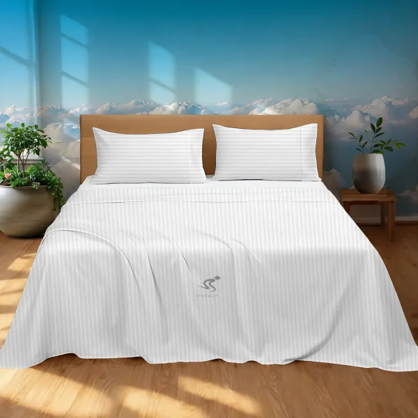 White Stripe BedSheet
