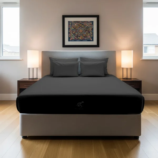 DarkGrey Fitted Bedsheet