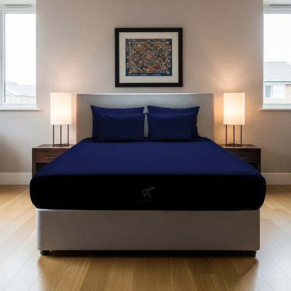 NavyBlue Fitted Bedsheet