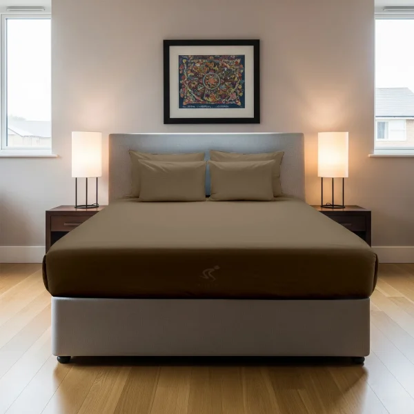 Taupe Fitted Bedsheet
