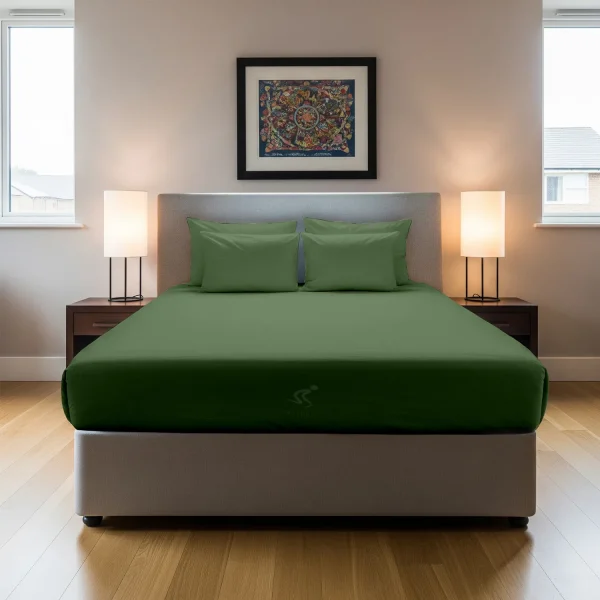 Moss Fitted Bedsheet