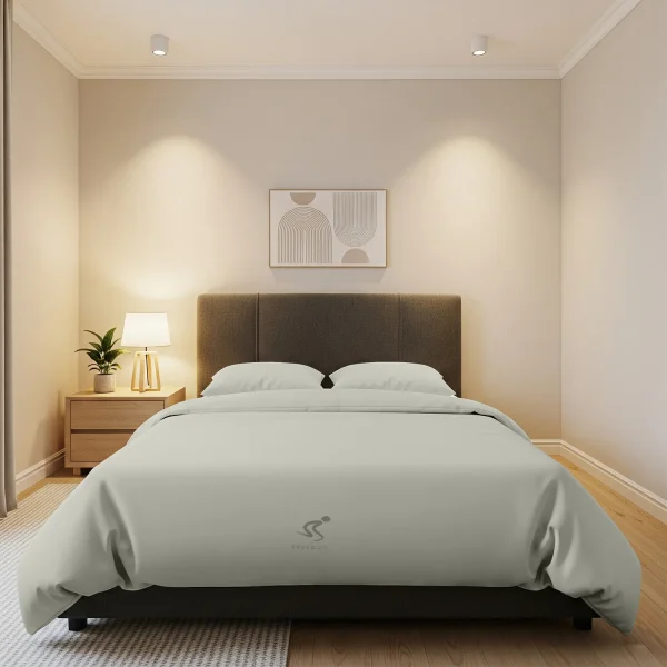 Off White/Ivory Duvet Cover Home Luxury