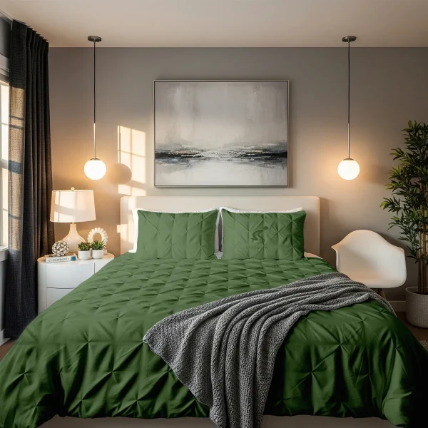 Moss Pinch Duvet Cover Luxury Home