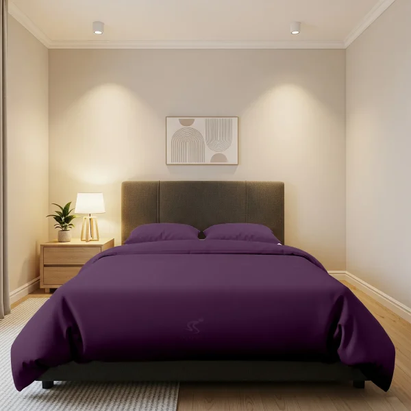 Plum Duvet Cover Home Luxury