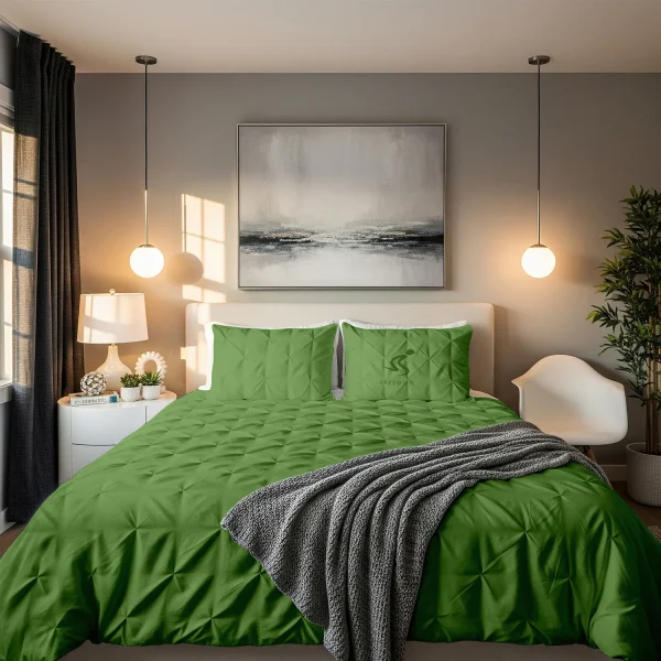 Sage Pinch Duvet Cover Luxury Home