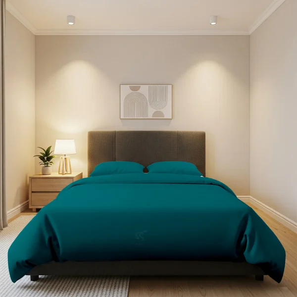 Teal Duvet Cover Home Luxury