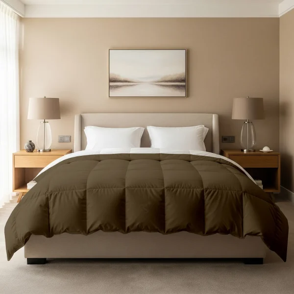 SkySpun SuperSoft Taupe Comforter/Duvet