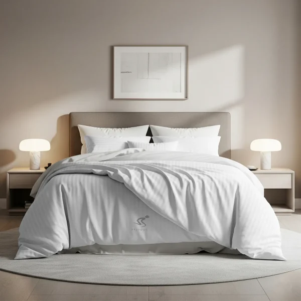 WhiteStripes  Duvet Cover Home Luxury